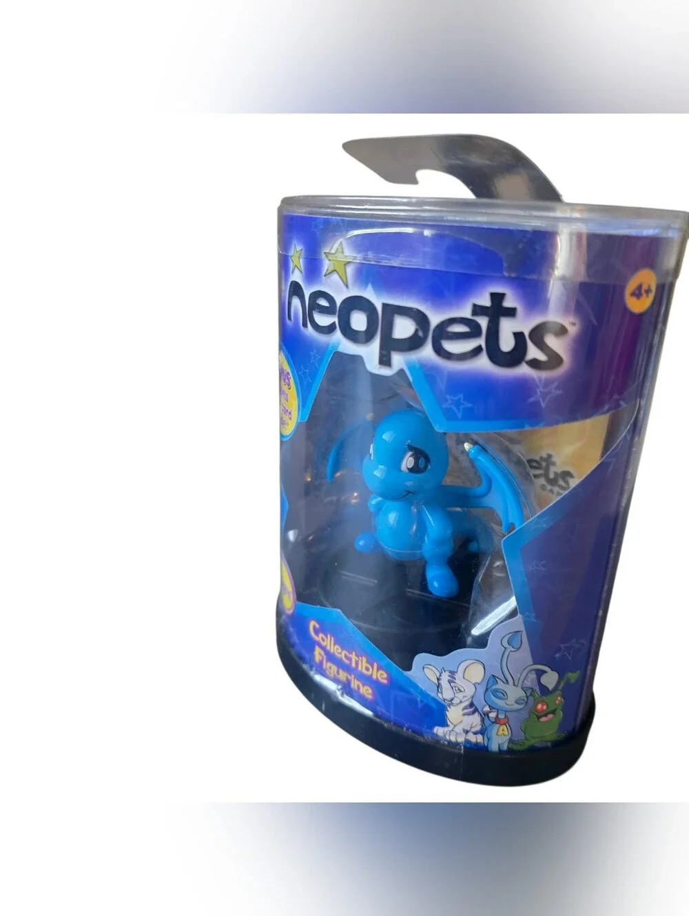 Neopets RARE 2004 Blue Shoyru Figurine With Game Card New Think Way Toys